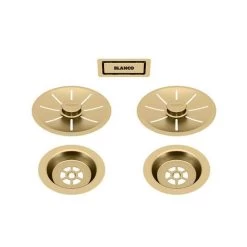 BLANCO Ab- Und Überlaufset (Sichtteile), Für Doppelbecken