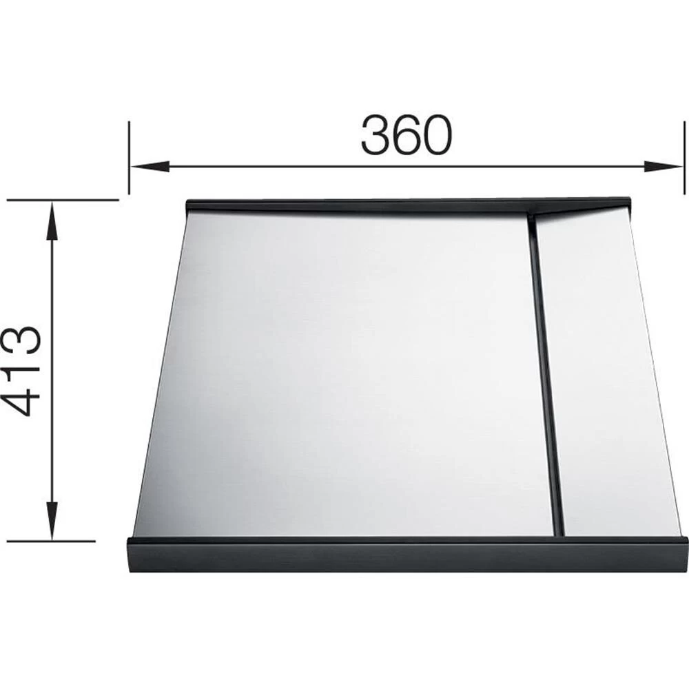 BLANCO Anlegbarer Tropf Aus Edelstahl, Zu CLARON Und ZEROX 7 BLANCO Anlegbarer Tropf Aus Edelstahl, Zu CLARON Und ZEROX – Bild 5