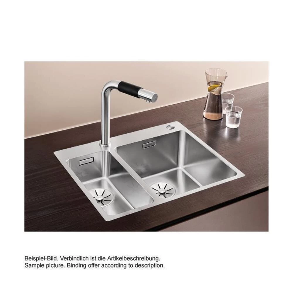 BLANCO Einbaubecken ANDANO 340/180-IF/A Edelstahl Seidenglanz Mit InFino Ablaufsystem 4 BLANCO Einbaubecken ANDANO 340/180-IF/A Edelstahl Seidenglanz Mit InFino Ablaufsystem – Bild 2