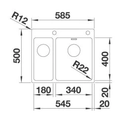 BLANCO Einbaubecken ANDANO 340/180-IF/A Edelstahl Seidenglanz Mit InFino Ablaufsystem 11 BLANCO Einbaubecken ANDANO 340/180-IF/A Edelstahl Seidenglanz Mit InFino Ablaufsystem -Machen Sie es mit der Küchenspüle. blanco einbaubecken andano 340 180 if a edelstahl seidenglanz mit infino ablaufsystem3