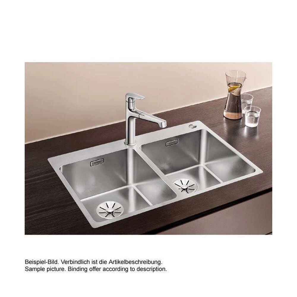 BLANCO Einbaubecken ANDANO 340/340-IF/A Edelstahl Seidenglanz Mit InFino Ablaufsystem 4 BLANCO Einbaubecken ANDANO 340/340-IF/A Edelstahl Seidenglanz Mit InFino Ablaufsystem – Bild 2