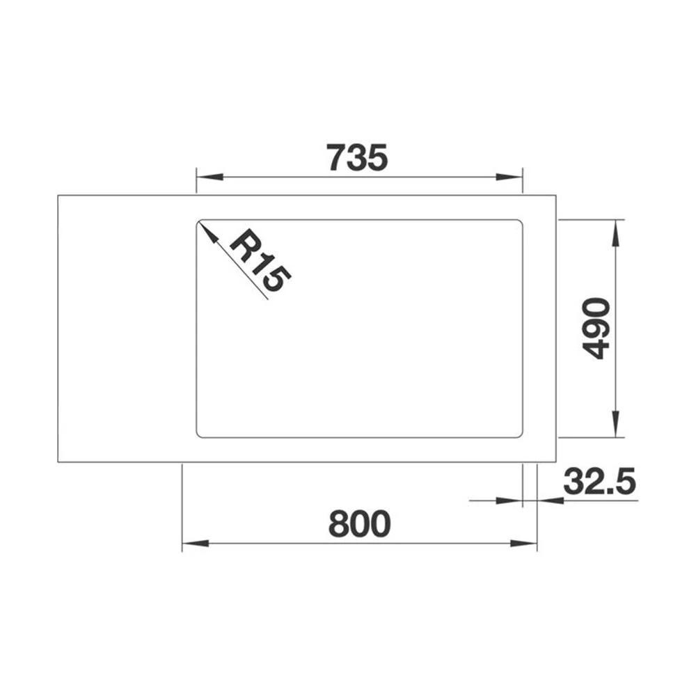 BLANCO Einbaubecken ANDANO 340/340-IF/A Edelstahl Seidenglanz Mit InFino Ablaufsystem 6 BLANCO Einbaubecken ANDANO 340/340-IF/A Edelstahl Seidenglanz Mit InFino Ablaufsystem – Bild 4