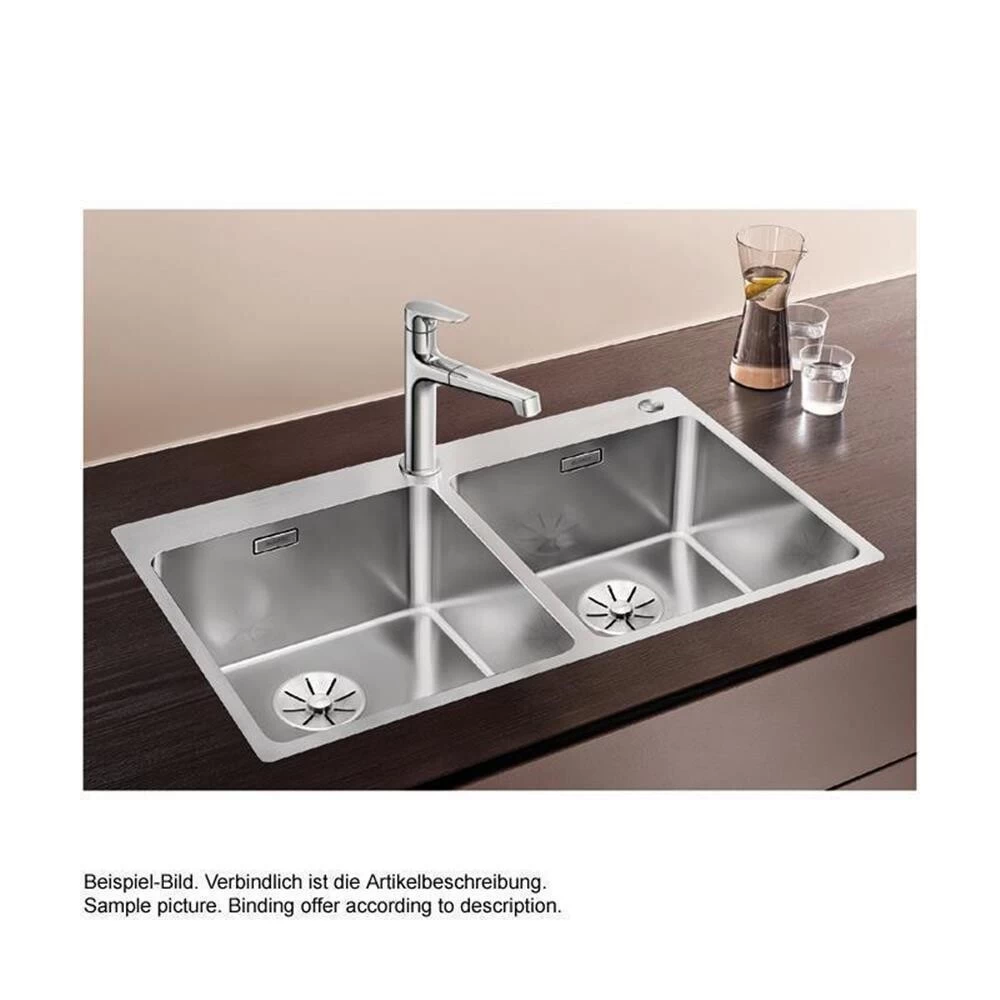 BLANCO Einbaubecken ANDANO 400/400-IF/A Edelstahl Seidenglanz Mit InFino Ablaufsystem 4 BLANCO Einbaubecken ANDANO 400/400-IF/A Edelstahl Seidenglanz Mit InFino Ablaufsystem – Bild 2