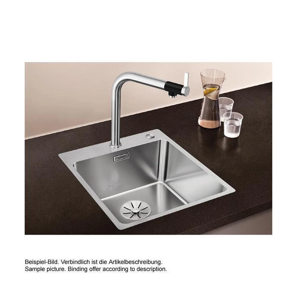 BLANCO Einbaubecken ANDANO 400-IF/A Edelstahl Seidenglanz Mit InFino Ablaufsystem 4 BLANCO Einbaubecken ANDANO 400-IF/A Edelstahl Seidenglanz Mit InFino Ablaufsystem – Bild 2