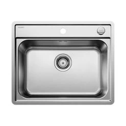 BLANCO Einbaubecken LEMIS 6-IF Edelstahl Bürstfinish