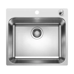 BLANCO Einbaubecken SUPRA 500-IF/A Edelstahl Bürstfinish