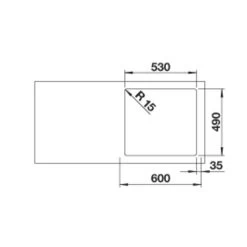 BLANCO Einbaubecken SUPRA 500-IF/A Edelstahl Bürstfinish -Machen Sie es mit der Küchenspüle. blanco einbaubecken supra 500 if a edelstahl buerstfinish3