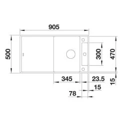 BLANCO Einbauspüle AXIA III 5 S-F Silgranit Mit Glasschneidbrett, Flächenbündig Einbaubar, InFino -Machen Sie es mit der Küchenspüle. blanco einbauspuele axia iii 5 s f silgranit mit glasschneidbrett flaechenbuendig einbaubar infino3