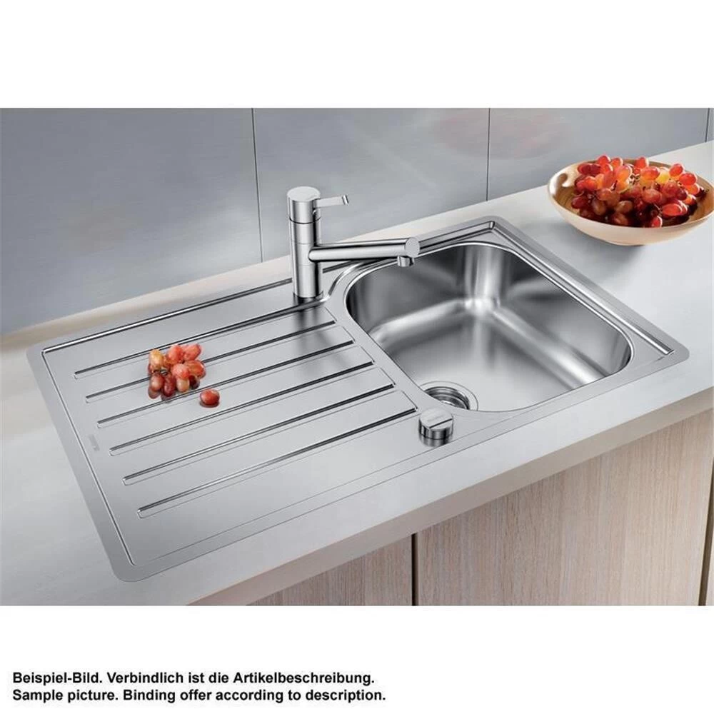 BLANCO Einbauspüle LANTOS 45 S-IF Salto Edelstahl Bürstfinish 4 BLANCO Einbauspüle LANTOS 45 S-IF Salto Edelstahl Bürstfinish – Bild 2