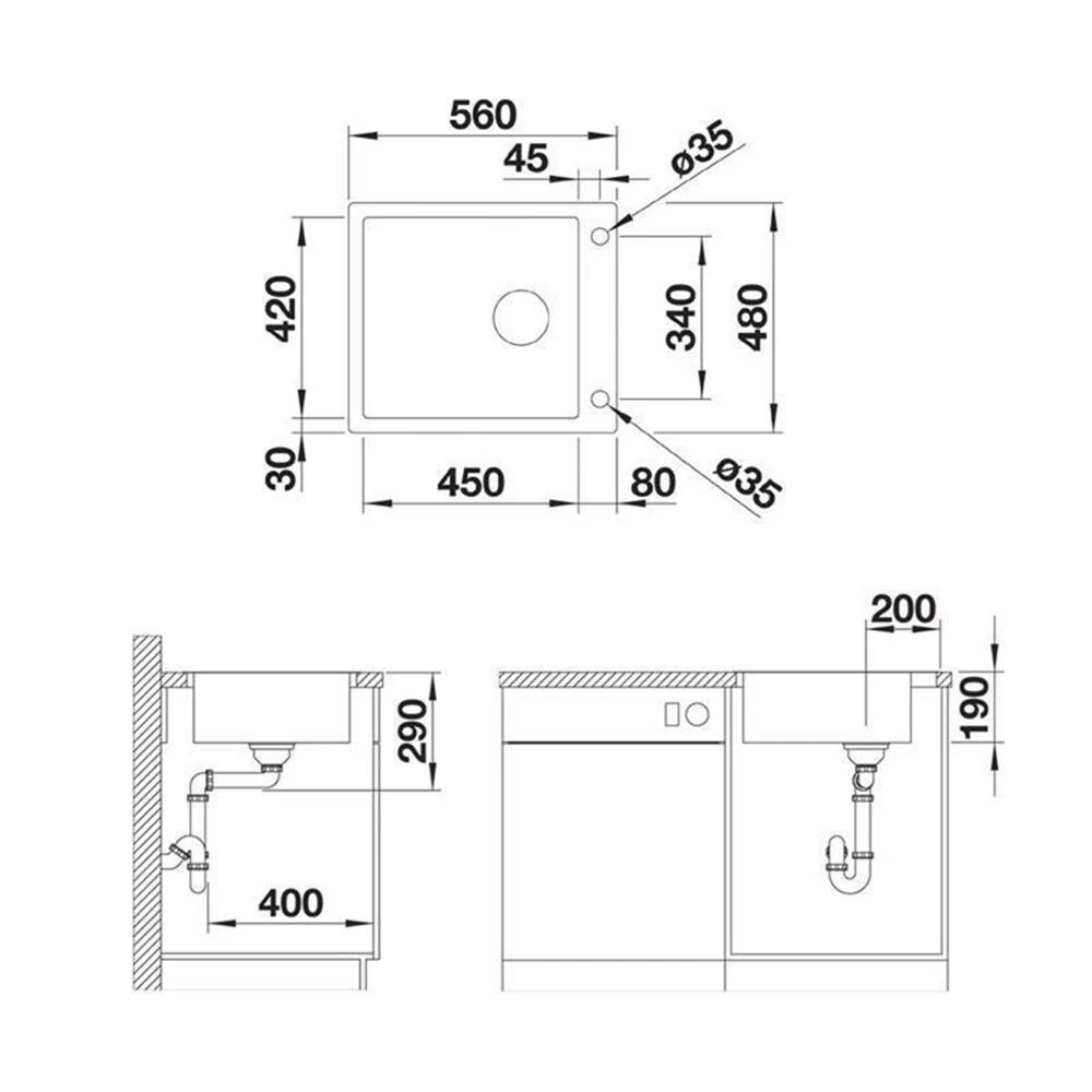 BLANCO Einbauspüle CLARON XL 60-IF/A DampfgarPlus Edelstahl | InFino Ablauf 6 BLANCO Einbauspüle CLARON XL 60-IF/A DampfgarPlus Edelstahl | InFino Ablauf – Bild 4