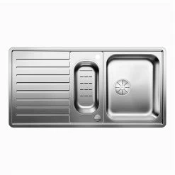 BLANCO Einbauspüle CLASSIC Pro 6 S-IF Edelstahl Seidenglanz, InFino Ablaufsystem