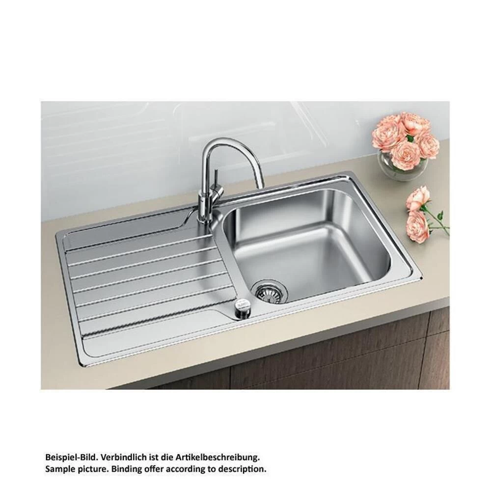 BLANCO Einbauspüle DINAS XL 6 S Edelstahl Bürstfinish 4 BLANCO Einbauspüle DINAS XL 6 S Edelstahl Bürstfinish – Bild 2