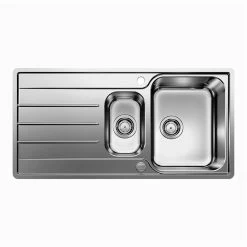 BLANCO Einbauspüle LEMIS 6 S-IF Edelstahl Bürstfinish