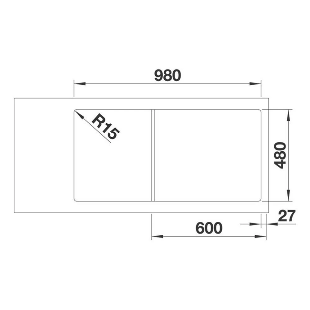 BLANCO Einbauspüle LEMIS XL 6 S-IF Edelstahl Bürstfinish 6 BLANCO Einbauspüle LEMIS XL 6 S-IF Edelstahl Bürstfinish – Bild 4