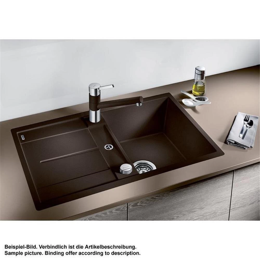 BLANCO Einbauspüle METRA 45 S-F Silgranit Flächenbündig Einbaubar 4 BLANCO Einbauspüle METRA 45 S-F Silgranit Flächenbündig Einbaubar – Bild 2