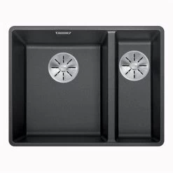 BLANCO Einbauspüle SUBLINE 340/160-F Silgranit Flächenbündig Einbaubar, InFino