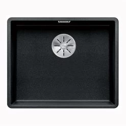 BLANCO Einbauspüle SUBLINE 500-F Silgranit Flächenbündig Einbaubar, InFino