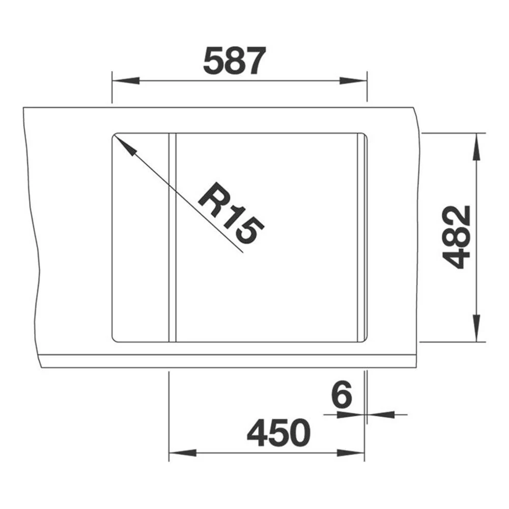 BLANCO Einbauspüle TIPO 45 S Mini | Naturfinish 6 BLANCO Einbauspüle TIPO 45 S Mini | Naturfinish – Bild 4