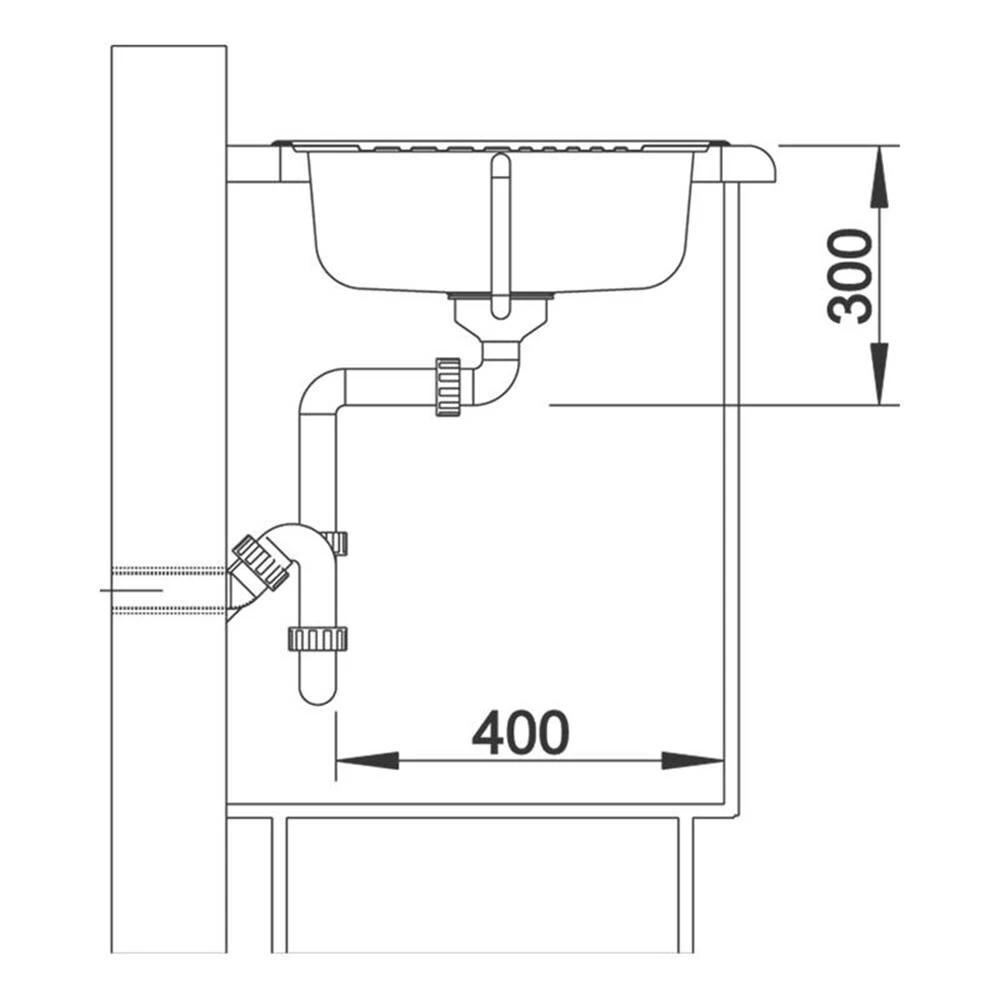 BLANCO Einbauspüle TIPO 45 S Mini | Naturfinish 8 BLANCO Einbauspüle TIPO 45 S Mini | Naturfinish – Bild 6