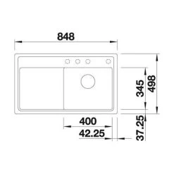 BLANCO Einbauspüle ZENAR 45 S-F Silgranit Flächenbündig, InFino -Machen Sie es mit der Küchenspüle. blanco einbauspuele zenar 45 s f silgranit flaechenbuendig infino3