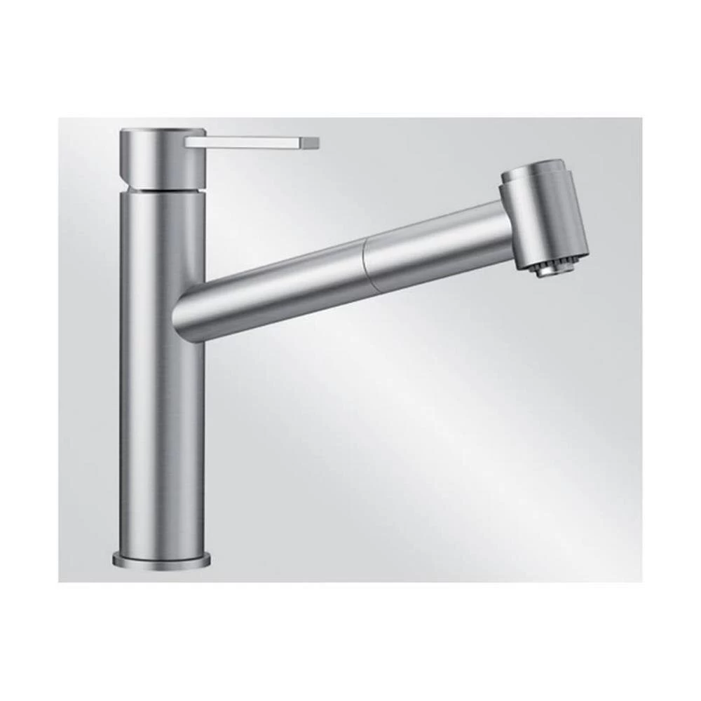 BLANCO Küchenarmatur AMBIS-S Einhebelmischer | Ausziehbare Schlauchbrause | Edelstahl Gebürstet 3 BLANCO Küchenarmatur AMBIS-S Einhebelmischer | Ausziehbare Schlauchbrause | Edelstahl Gebürstet