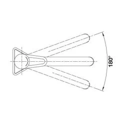 BLANCO Küchenarmatur BLANCOWEGA-F II Vorfensterarmatur Chrom | Hochdruck -Machen Sie es mit der Küchenspüle. blanco kuechenarmatur blancowega f ii vorfensterarmatur chrom hochdruck4