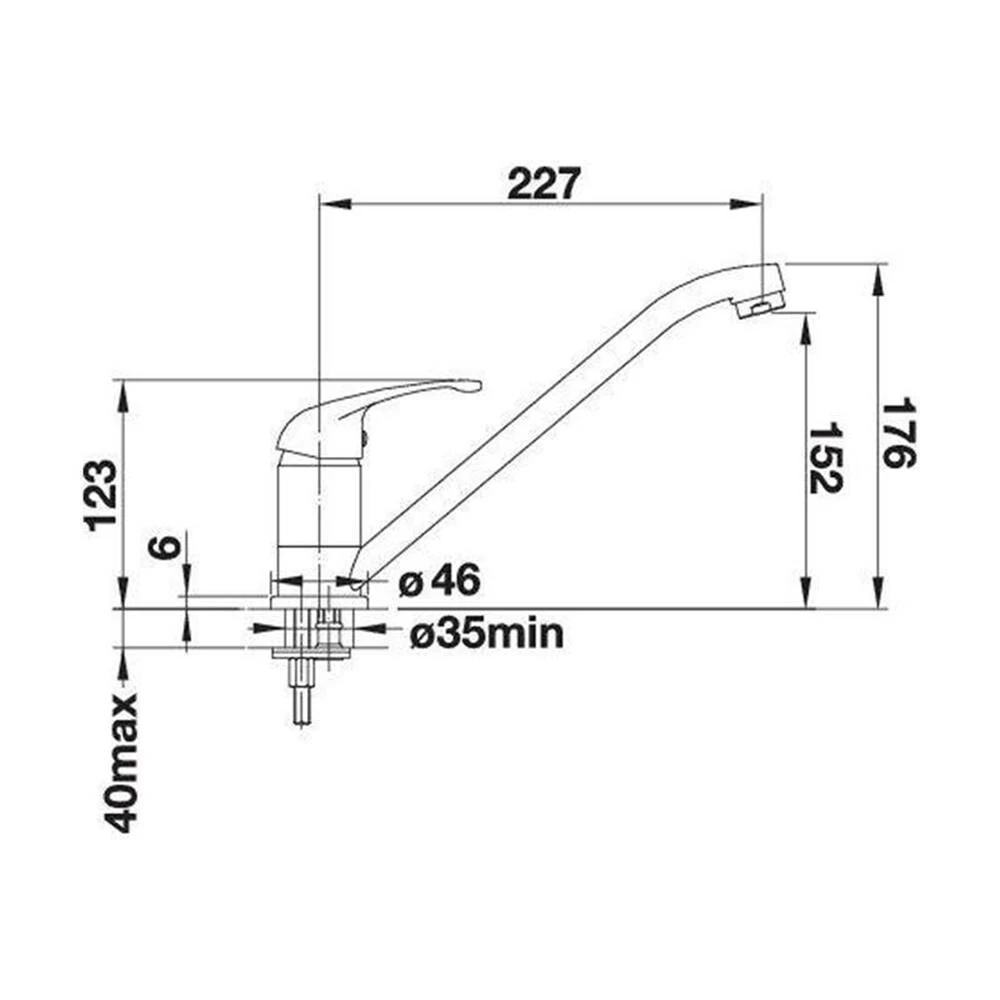 BLANCO Küchenarmatur DARAS | Einhebelmischer | SILGRANIT-Look 5 BLANCO Küchenarmatur DARAS | Einhebelmischer | SILGRANIT-Look – Bild 3