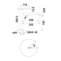BLANCO Küchenarmatur LINEE Einhebelmischer -Machen Sie es mit der Küchenspüle. blanco kuechenarmatur linee einhebelmischer3