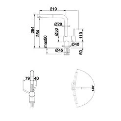 BLANCO Küchenarmatur LINUS-S Vario Einhebelmischer Chrom | Hochdruck -Machen Sie es mit der Küchenspüle. blanco kuechenarmatur linus s vario einhebelmischer chrom hochdruck3