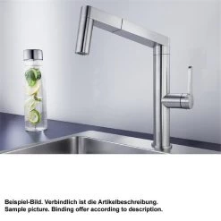 BLANCO Küchenarmatur PANERA-S Edelstahl Gebürstet Einhebelmischer -Machen Sie es mit der Küchenspüle. blanco kuechenarmatur panera s edelstahl gebuerstet einhebelmischer2