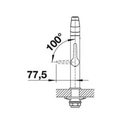 BLANCO Küchenarmatur PANERA-S Edelstahl Gebürstet Einhebelmischer -Machen Sie es mit der Küchenspüle. blanco kuechenarmatur panera s edelstahl gebuerstet einhebelmischer5