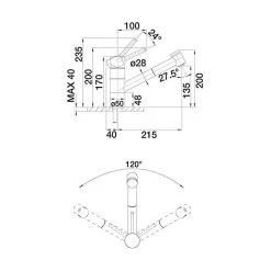 BLANCO Küchenarmatur TIVO-S-F Einhebelmischer Vor-Fenster-Armatur -Machen Sie es mit der Küchenspüle. blanco kuechenarmatur tivo s f einhebelmischer vor fenster armatur3