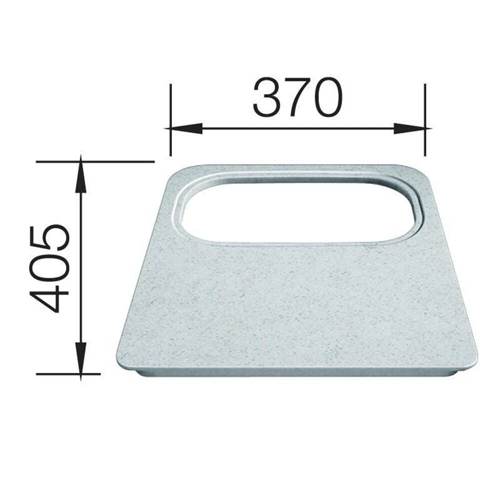 BLANCO Kunststoff-Schneidbrett 405 X 370 Mm 4 BLANCO Kunststoff-Schneidbrett 405 X 370 Mm – Bild 2