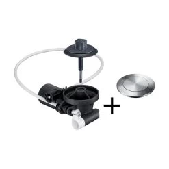 BLANCO PushControl Nachrüstset Ablauffernbedienung Edelstahl Seidenmatt | 525272