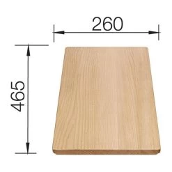 BLANCO Schneidbrett Buchenholz Massiv 465 X 260 Mm -Machen Sie es mit der Küchenspüle. blanco schneidbrett buchenholz massiv 465 x 260 mm2
