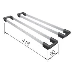 BLANCO Set TOP-Schienen 400