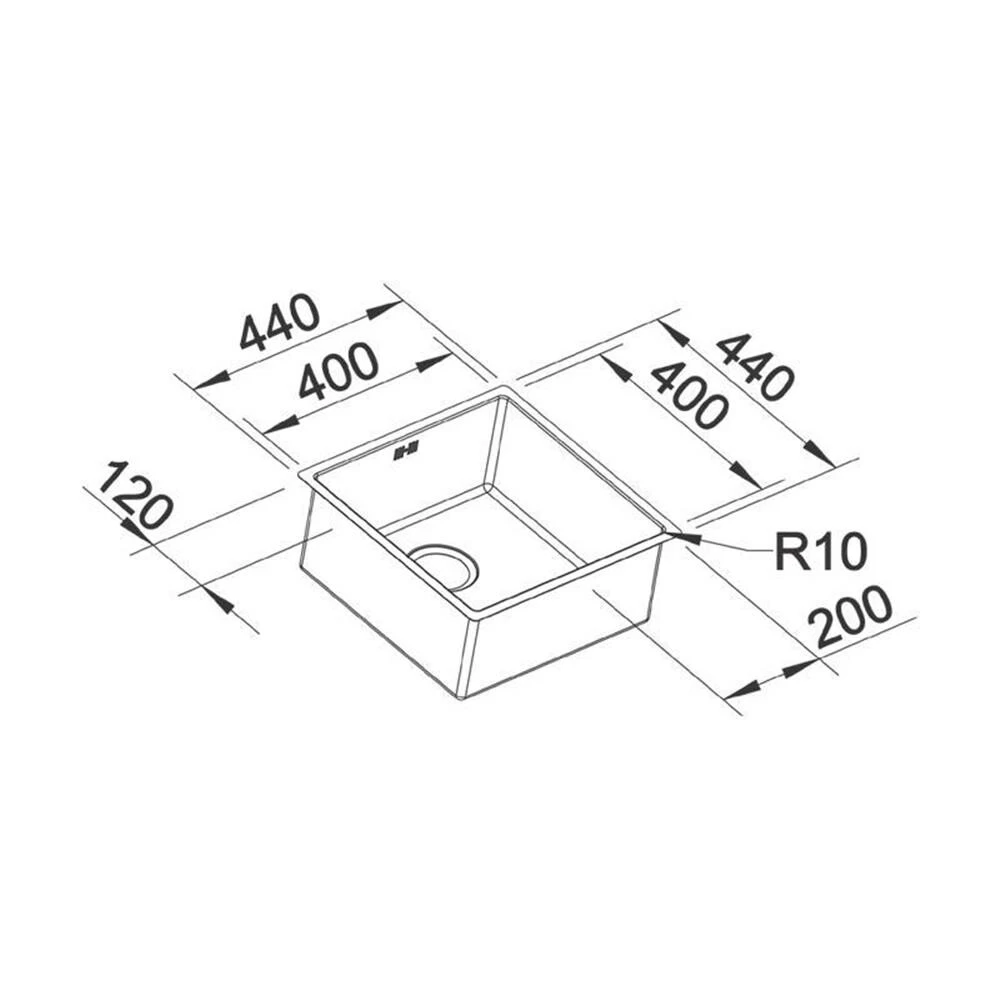 BLANCO Unterbaubecken CLARON 400-U Edelstahl Durinox InFino 7 BLANCO Unterbaubecken CLARON 400-U Edelstahl Durinox InFino – Bild 5