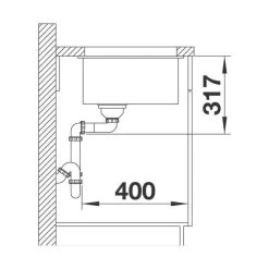 BLANCO Unterbaubecken ETAGON 700-U Silgranit InFino -Machen Sie es mit der Küchenspüle. blanco unterbaubecken etagon 700 u silgranit infino6