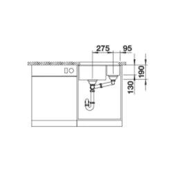 BLANCO Unterbaubecken ROTAN 340/160-U Hauptbecken Links Silgranit -Machen Sie es mit der Küchenspüle. blanco unterbaubecken rotan 340 160 u hauptbecken links silgranit5