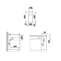 BLANCO Unterbaubecken SUBLINE 160-U Silgranit, InFino -Machen Sie es mit der Küchenspüle. blanco unterbaubecken subline 160 u silgranit puradur infino3