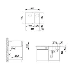 BLANCO Unterbaubecken SUBLINE 340/160-U Silgranit, InFino 9 BLANCO Unterbaubecken SUBLINE 340/160-U Silgranit, InFino -Machen Sie es mit der Küchenspüle. blanco unterbaubecken subline 340 160 u silgranit puradur infino3