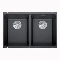 BLANCO Unterbaubecken SUBLINE 350/350-U Silgranit, InFino