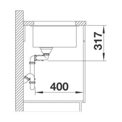 BLANCO Unterbaubecken SUBLINE 430/270-U SILGRANIT, InFino -Machen Sie es mit der Küchenspüle. blanco unterbaubecken subline 430 270 u silgranit infino6
