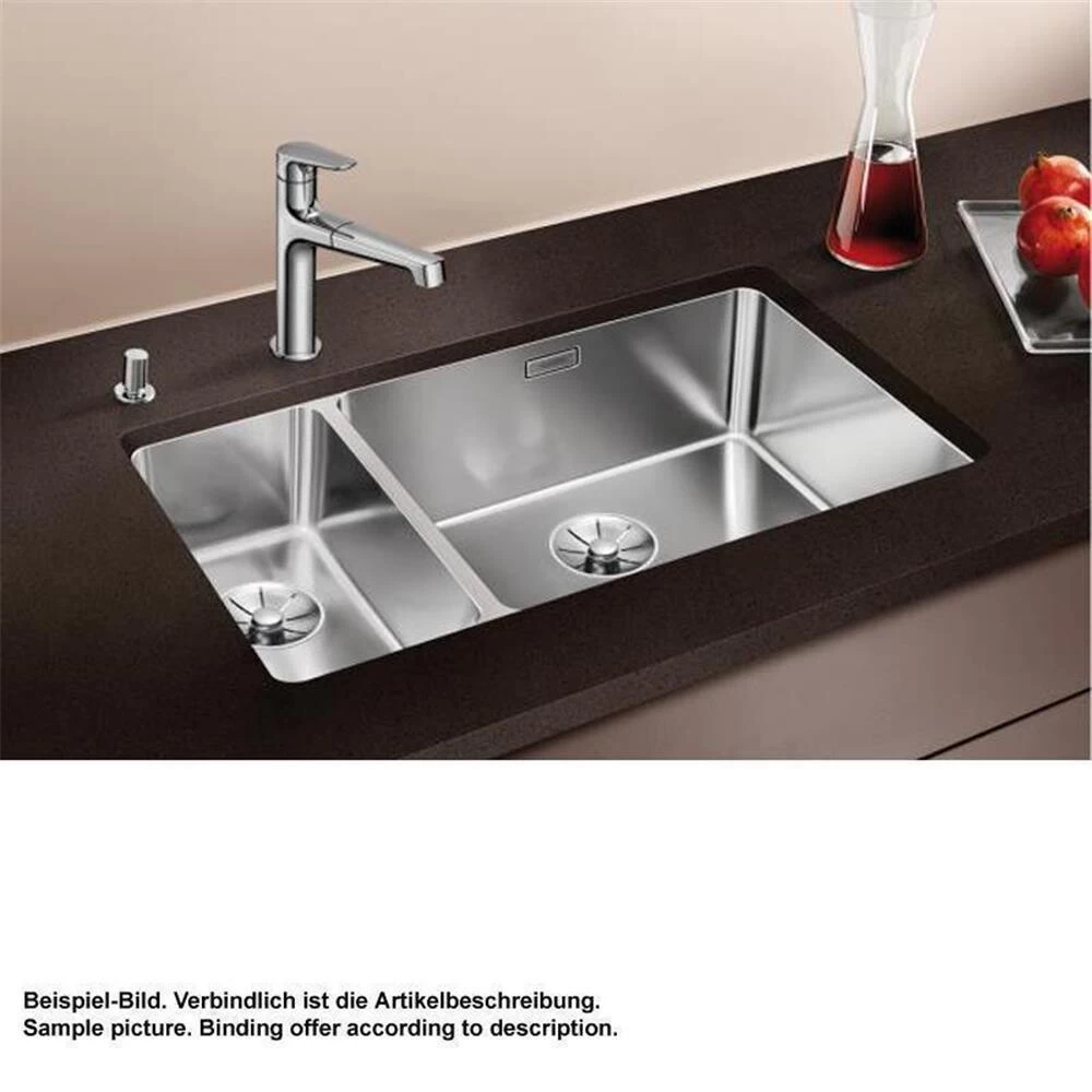 BLANCO Unterbauspüle ANDANO 340/180-U Edelstahl Seidenglanz | InFino Ablauf 4 BLANCO Unterbauspüle ANDANO 340/180-U Edelstahl Seidenglanz | InFino Ablauf – Bild 2