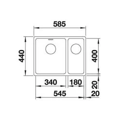 BLANCO Unterbauspüle ANDANO 340/180-U Edelstahl Seidenglanz | InFino Ablauf 11 BLANCO Unterbauspüle ANDANO 340/180-U Edelstahl Seidenglanz | InFino Ablauf -Machen Sie es mit der Küchenspüle. blanco unterbauspuele andano 340 180 u edelstahl seidenglanz infino ablauf4
