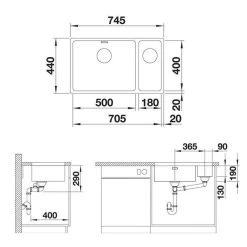 BLANCO Unterbauspüle ANDANO 500/180-U Edelstahl Seidenglanz | InFino Ablauf 11 BLANCO Unterbauspüle ANDANO 500/180-U Edelstahl Seidenglanz | InFino Ablauf -Machen Sie es mit der Küchenspüle. blanco unterbauspuele andano 500 180 u edelstahl seidenglanz infino ablauf4