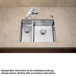 BLANCO Unterbauspüle CLARON 340/180-U Edelstahl | InFino Ablauf -Machen Sie es mit der Küchenspüle. blanco unterbauspuele claron 340 180 u edelstahl infino ablauf3