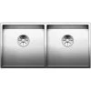 BLANCO Unterbauspüle CLARON 400/400-U Edelstahl | InFino Ablauf