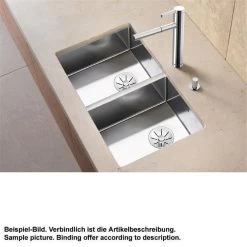 BLANCO Unterbauspüle CLARON 400/400-U Edelstahl | InFino Ablauf -Machen Sie es mit der Küchenspüle. blanco unterbauspuele claron 400 400 u edelstahl infino ablauf2