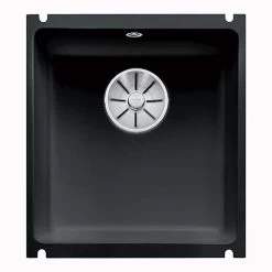 BLANCO Unterbauspüle SUBLINE 375-U Keramik PuraPlus, InFino